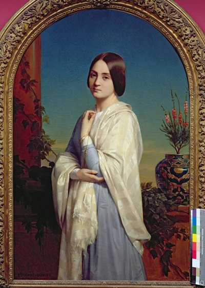 Madame Edouard Dubufe (1822-55) 1842 by Edouard Louis Dubufe